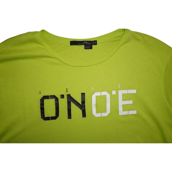 RLX Ralph Lauren Neon Green Graphic Logo Tee - Size XXL - Picture 3 of 7